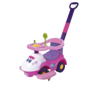 ANDADOR 2 EN 1 MAXI STAR ROSA CON BARRAL+ARO 3251