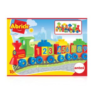 ABRICK TREN CON NUMEROS Y LETRAS 9062 ANTEX